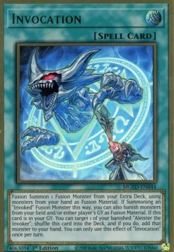 Yu-Gi-Oh! Maximum Gold El Dorado MGED-EN044 Invocation Gold Rare – JGC  Collectables