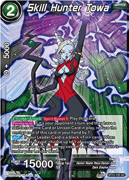 DBS Saiyan Showdown BT15-125 Skill Hunter Towa Foil