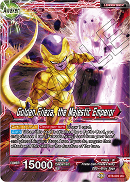 DBS Destroyer Kings BT6-002 Frieza / Golden Frieza, the Majestic Emperor (Leader)