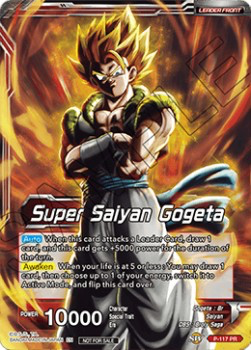 DBS Promotion Card P-117 Super Saiyan Gogeta (Leader) Foil