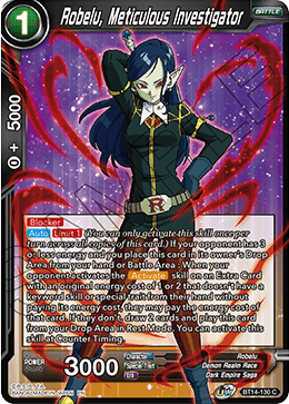 DBS Cross Spirits BT14-130 Robelu, Meticulous Investigator