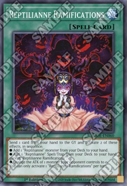 Yu-Gi-Oh! Burst of Destiny BODE-EN060 Reptilianne Ramifications Super – JGC  Collectables
