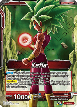 DBS Expansion Set 03: Ultimate Box EX03-01 Kefla (Leader) Foil