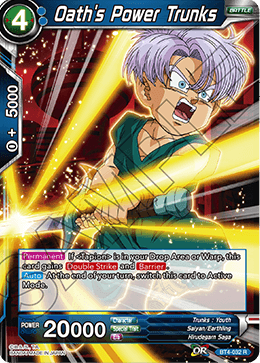 DBS Colossal Warfare BT4-032 Oath's Power Trunks Foil