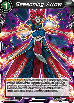 DBS Colossal Warfare BT4-120 Seasoning Arrow