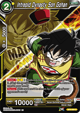 DBS Colossal Warfare BT4-084 Intrepid Dynasty Son Gohan (Magnificent Collection Alternate Art)