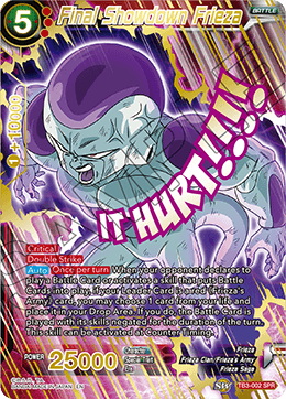 DBS Clash of Fates TB3-002 Final Showdown Frieza (SPR)