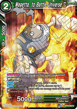 DBS Realm of the Gods BT16-064 Magetta, to Battle Universe 7