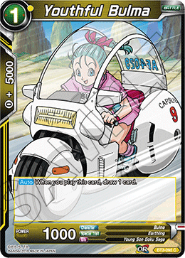 DBS Cross Worlds BT3-095 Youthful Bulma