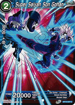 DBS Supreme Rivalry BT13-037 Super Saiyan Son Gohan Foil