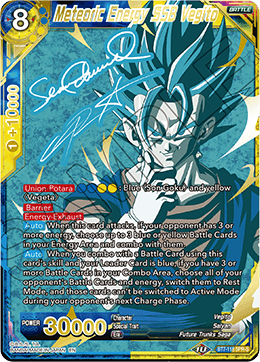 DBS Assault of the Saiyans BT7-118 Meteoric Energy SSB Vegito (SPR_S)