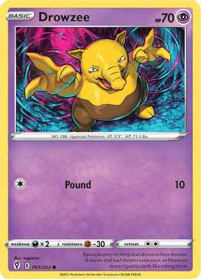 SWSH Evolving Skies 061/203 Drowzee