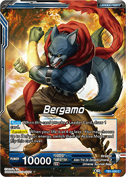 DBS The Tournament of Power TB1-026 Bergamo (Leader) – JGC Collectables