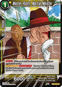 DBS World Martial Arts Tournament TB2-057 Master Roshi, Martial Meister Foil
