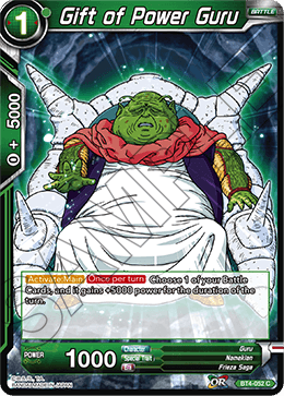 DBS Colossal Warfare BT4-052 Gift of Power Guru Foil