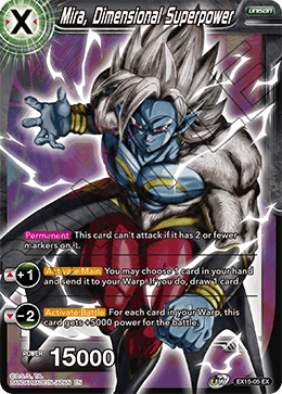 DBS Expansion Set 15: Battle Enhanced EX15-05 Mira, Dimensional Superpower