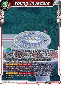 DBS Supreme Rivalry BT13-028 Young Invaders