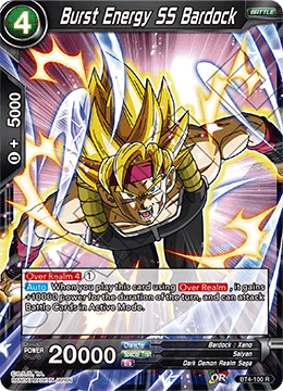 DBS Colossal Warfare BT4-100 Burst Energy SS Bardock Foil