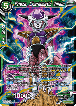 DBS Rise of the Unison Warrior BT10-075 Frieza, Charismatic Villain (SR)