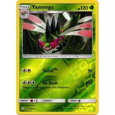 SM Unified Minds 003/236 Yanmega Reverse Holo