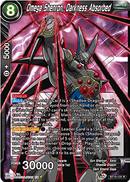 DBS Saiyan Showdown BT15-131 Omega Shenron, Darkness Absorbed Foil