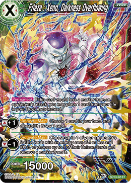 DBS UW01 Starter Clan Collusion SD13-002 Frieza: Xeno, Darkness Overflowing Foil