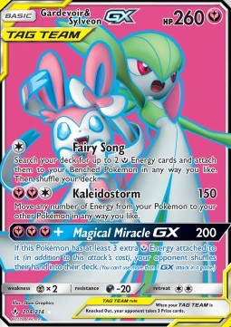 SM Unbroken Bonds 204/214 Gardevoir & Sylveon GX (Tag Team)