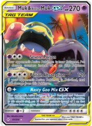 SM Unbroken Bonds 061/214 Muk & Alolan Muk GX (Tag Team)