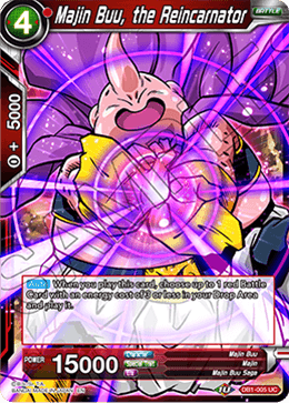 DBS Draft Box 4: Dragon Brawl DB1-005 Majin Buu, the Reincarnator Foil