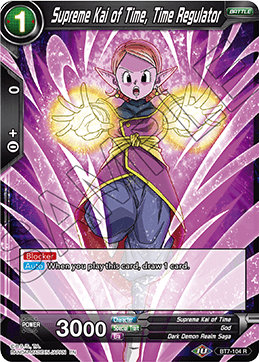 DBS Assault of the Saiyans BT7-104 Supreme Kai of Time, Time Regulator Foil