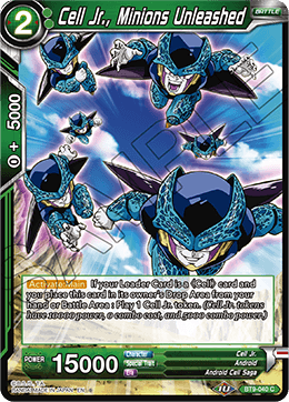 DBS Universal Onslaught BT9-040 Cell Jr., Minions Unleashed Foil