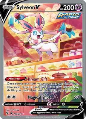 SWSH Evolving Skies 184/203 Sylveon V Alternate Art
