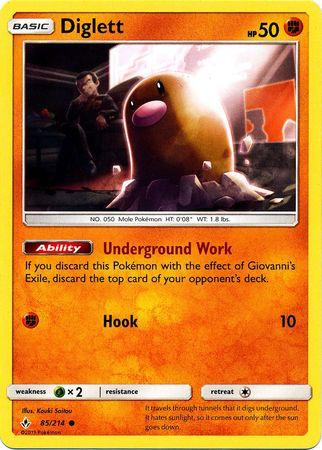 SM Unbroken Bonds 085/214 Diglett