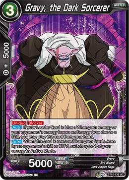 DBS Rise of the Unison Warrior BT10-138 Gravy, the Dark Sorcerer
