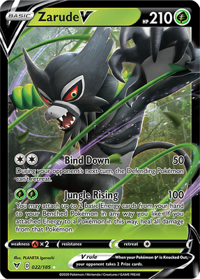 SWSH Vivid Voltage 022/185 Zarude V