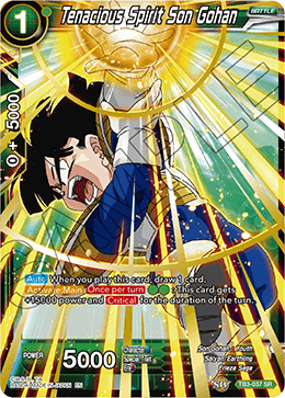 DBS Clash of Fates TB3-037 Tenacious Spirit Son Gohan (SR)