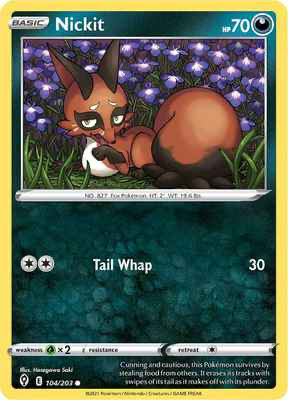 SWSH Evolving Skies 104/203 Nickit