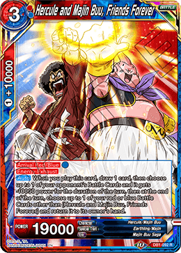 DBS Draft Box 4: Dragon Brawl DB1-092 Hercule and Majin Buu, Friends Forever Foil