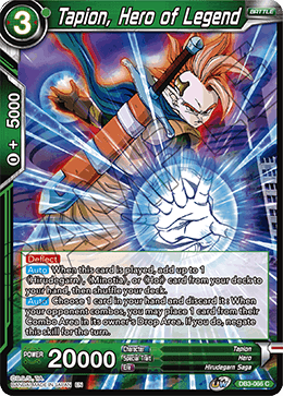 DBS Draft Box 6: Giant's Force DB3-066 Tapion, Hero of Legend