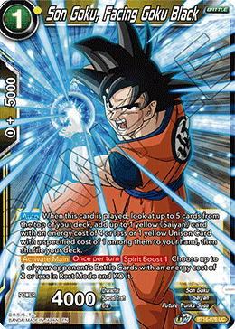 DBS Realm of the Gods BT16-076 Son Goku, Facing Goku Black