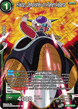 DBS Supreme Rivalry BT13-078 Frieza, Demolisher of Planet Vegeta Foil