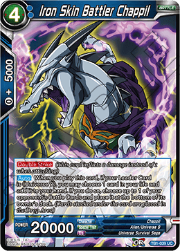 DBS The Tournament of Power TB1-039 Iron Skin Battler Chappil Foil