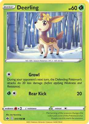 SWSH Chilling Reign 011/198 Deerling