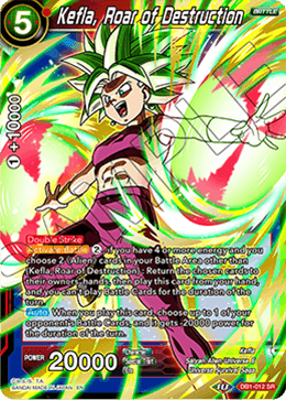 DBS Draft Box 4: Dragon Brawl DB1-012 Kefla, Roar of Destruction (SR)