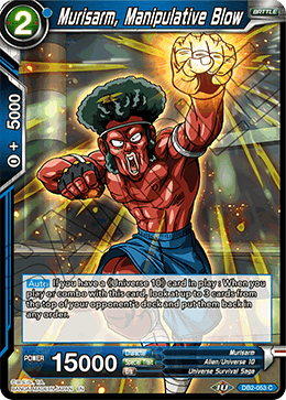 DBS Draft Box 5: Divine Multiverse DB2-053 Murisarm, Manipulative Blow Foil