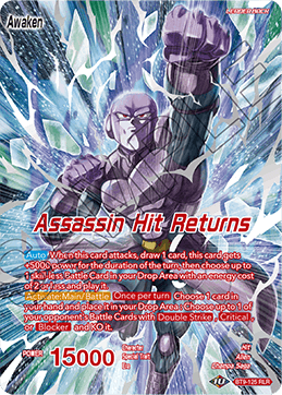 DBS Universal Onslaught BT9-125 Hit / Assassin Hit Returns (Leader) (RLR)