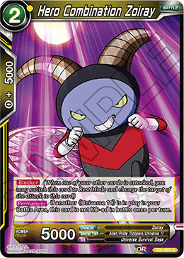 DBS The Tournament of Power TB1-087 Hero Combination Zoiray