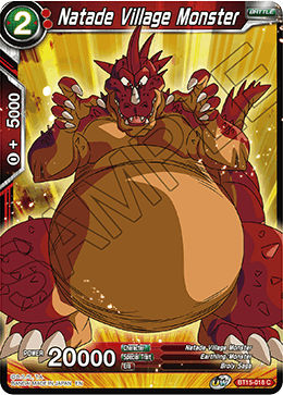 DBS Saiyan Showdown BT15-018 Natade Village Monster Foil