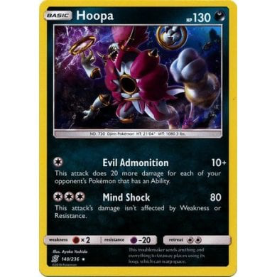 SM Unified Minds 140/236 Hoopa Holo Rare