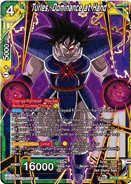 DBS Saiyan Showdown BT15-151 Turles, Dominance at Hand SR